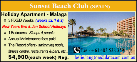 Sunset Beach Club - $4900