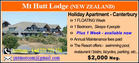 Mt Hutt Lodge - $2000