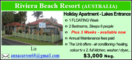 Riviera Beach Resort - $3000